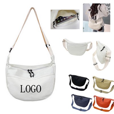 Canvas Crossbody Satchel