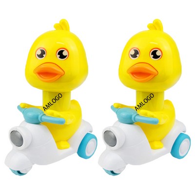 Adorable Duck Pull-Back Toy Cars