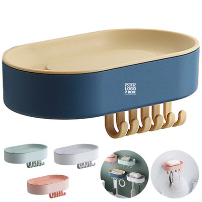 Adhesive Wall-Mounted Soap Organizer