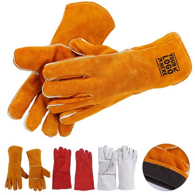 Premium Leather Welding Work Gloves