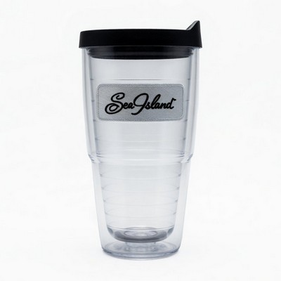 Titleist 3-Ball Tervis Tumbler with Custom Embroidered Patch