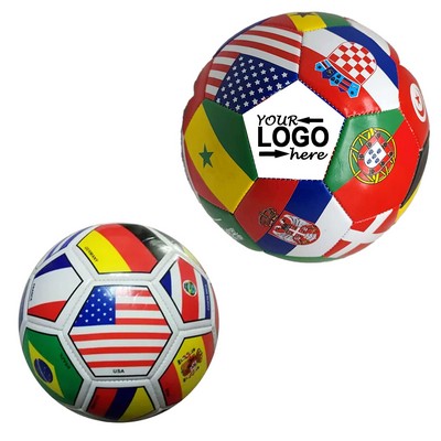 National Flag Official Size 5 Soccer Ball