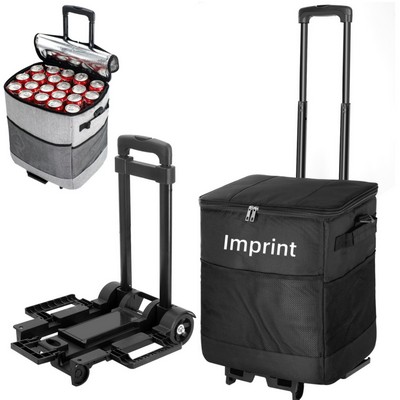 40 L Collapsible Rolling Cooler