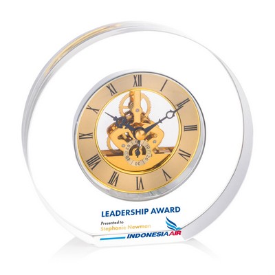 Wilkes VividPrint™ Clock - Gold