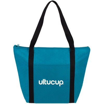 Large Non-Woven Zipper Insulated Cooler Tote Bag