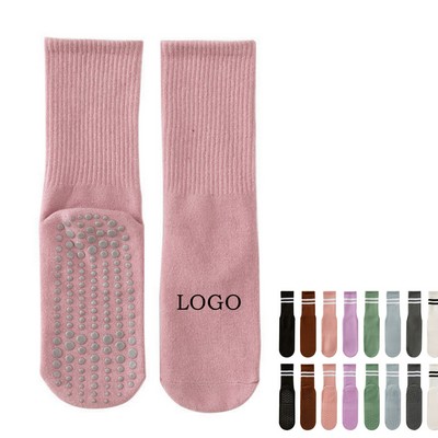 Long Non Slip Breathable Performance Yoga Socks