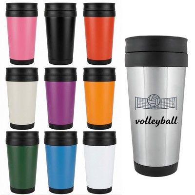 16 oz Long Lasting Stainless Steel Travel Tumbler