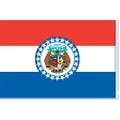 2'x3' Missouri State Nylon Outdoor Flag - Style C