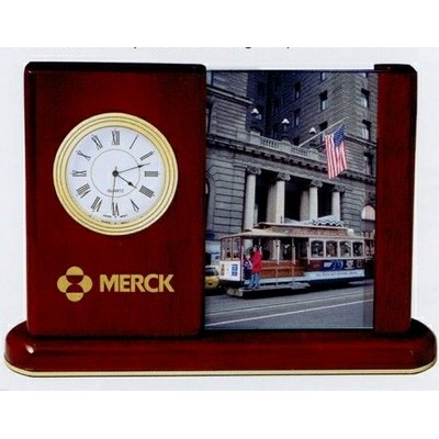 Picture Frame w/Clock