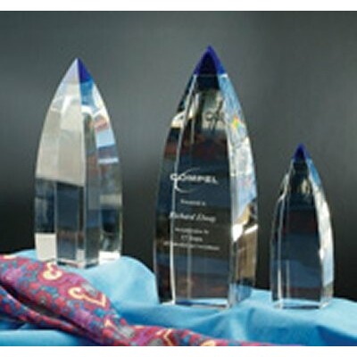 Crystal Spire Award - Medium (2.75"x9")