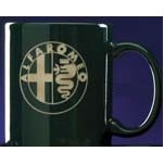 11.5 Oz. Green Stacking C Handle Ceramic Mug