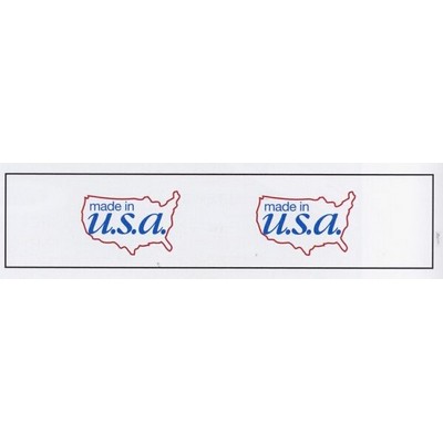 Stock Imprinted Polypro Tape 2" x 55yds (Made In U.S.A.)