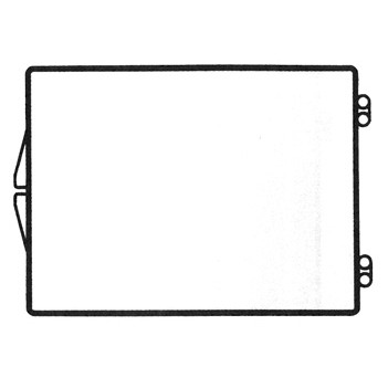 Rigid Clear Hinged Plastic Box (2 9/16"x3 1/2"x1/2")