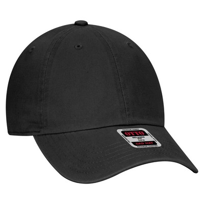 OTTO Garment Washed Superior Combed Cotton Twill 6 Panel Low Profile Dad Hat