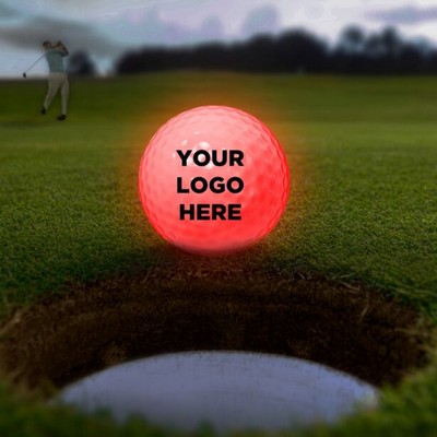 Red Night Flyer Golf Ball(Pad Printed)