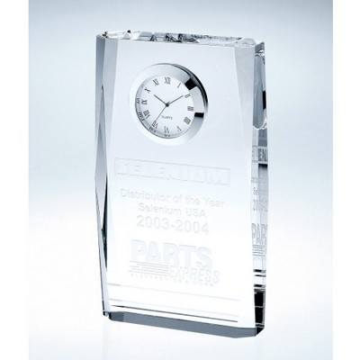 Beveled Plaque Clock