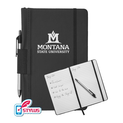 Union Printed - Eco Journal with Stylus Pen - 1-Color Print