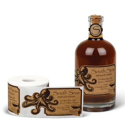 One Color freeform™ Labels (7½ to 10.49 Square Inches)
