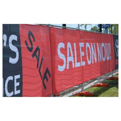 4 X 8 10 Oz. Mesh Vinyl Banners
