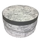 Traveler Hat Box (14 3/4"x7 1/2")