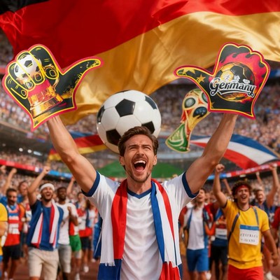 World Cup EVA Foam Cheering Hand Gloves