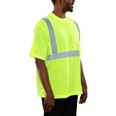 Reflective Apparel™ Birdseye® Pocketed Short Sleeve Safety Shirt