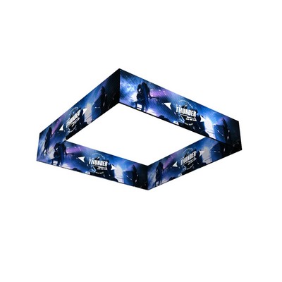 Square Premier Hanging Banner Double-Sided - 8'x2' - GRAPHIC ONLY