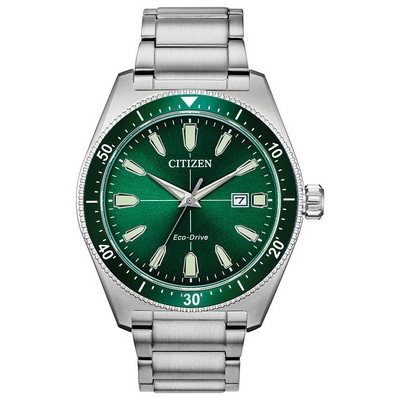 Citizen® Men's Eco-Drive Brycen Watch w/Green Dial