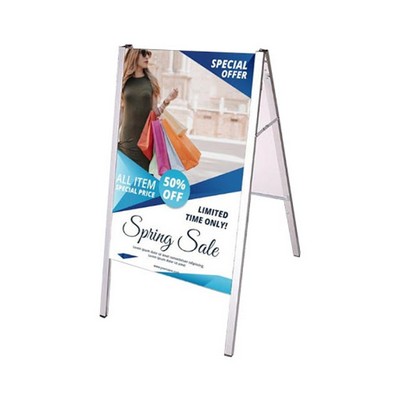 Thriller Lightweight A Frame Sign - Double Sided Print With Hardware Kit 43"H