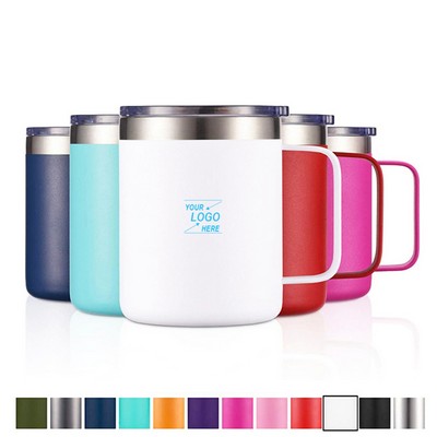 13.5 Oz. Reusable Stainless Steel Double Insulated Coffee Mug