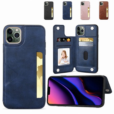 Faux Leather Phone Case with Card Holder