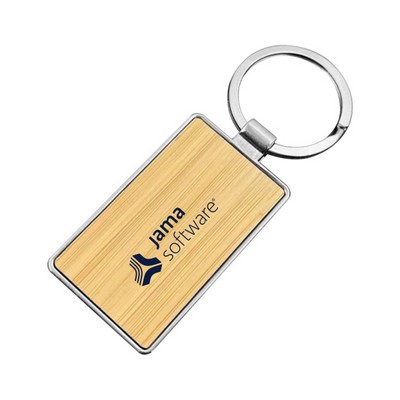 Wooden Keychain Key Tag