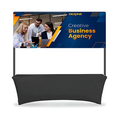 Table Top Banner - Half Display Package, Single Sided (8.04' x 3.44ft)