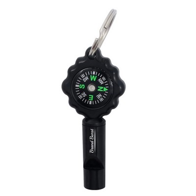 2-in-1 Survival Emergency Whistle Compass