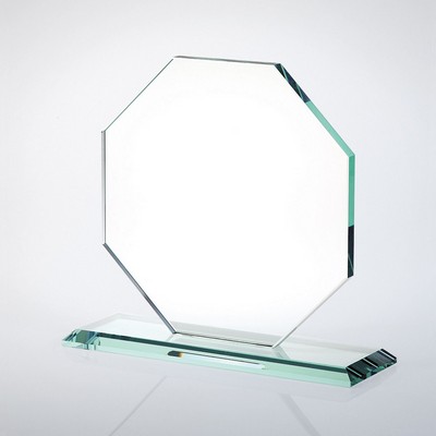 4" Jade Octagon on Jade base