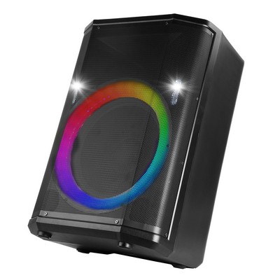 Supersonic Portable 12" Tiltable Tws Bluetooth Speaker W/ Led Lightshow