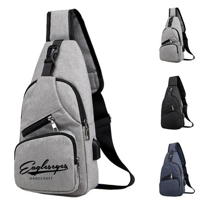 Oxford Water-resistant Shoulder Crossbody Bag
