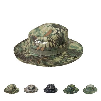 Wide Brim Sun Bucket Hat