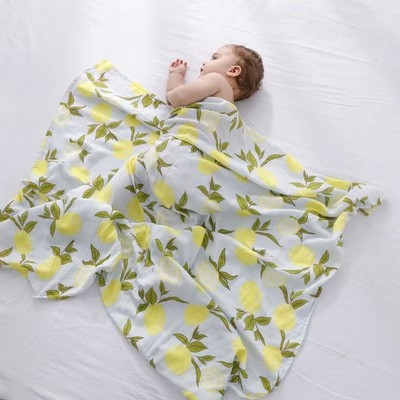 Bamboo Interlock Fabric Baby Swaddle Blanket