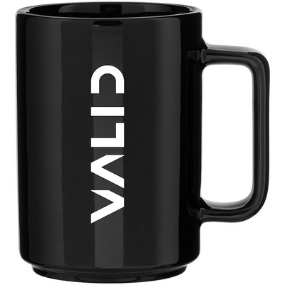 15 oz Falkor Ceramic Mug (Black)