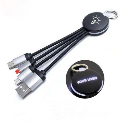 Custom Logo Light Up Charge Cable