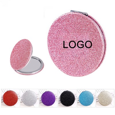 Round Folding Compact Mirror