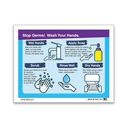 Hand Wash Sticker