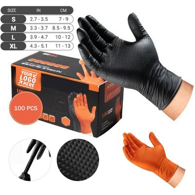 100PCS Disposable Nitrile Gloves for Mechanics