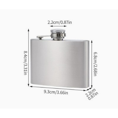 4oz Stainless Steel Hip Flask