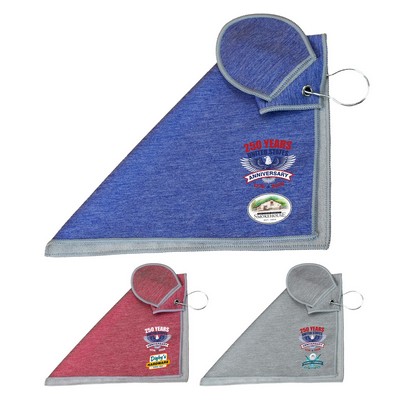 Patriotic Heather Golf Towel