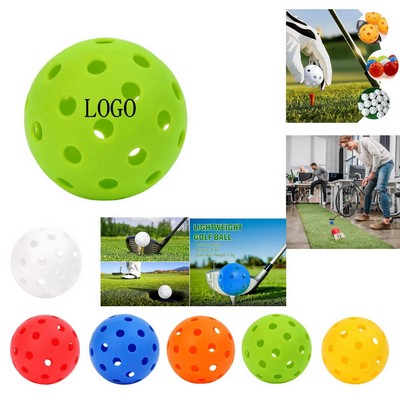 Small Hole Golf Training Ball