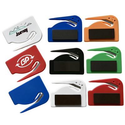 Rectangle Letter Opener w/Magnet