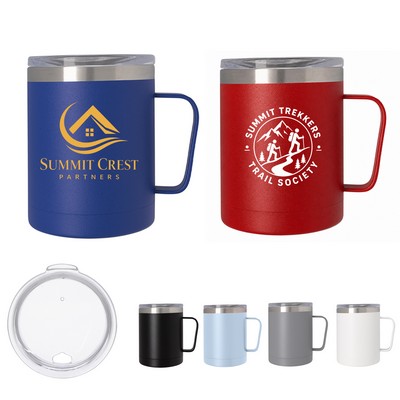12 Oz. Powder Coated Stainless Steel Camping Mug