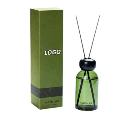 Green Bottle Fiber Rattan Incense About Tea